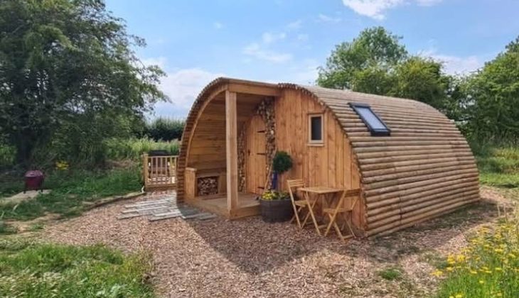 Pheasant Wooden glamping lodge image